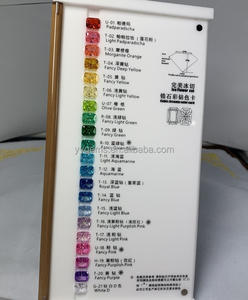 Bentuk Oval bersegi berat 8A mewah hijau kebiruan batu berlian CZ permata sintetis zirkonia kubik untuk membuat perhiasan - Product Image 4