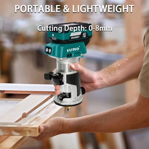 工业级 18V 电池供电无刷修剪机木工雕刻开槽铣床 - Product Image 5