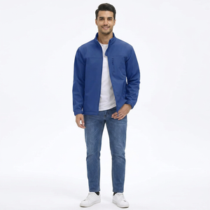 Hot Selling Men's Canvas Softshell <b>Jacket</b> <b>Waterproof</b> Breathable Quick Dry Hooded Thick Vintage Casual Wear - Product Image 1