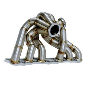 Colector de escape MATCHWAY de 3.0'' con banda en V, SS304, 3mm, 100% soldado TIG, acabado cepillado para <span class=keywords><strong>Supra</strong></span> <span class=keywords><strong>Mk4</strong></span> Lexus GS300 2JZG - Product Image 1