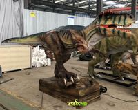 Modèle de dinosaure animatronique de 5 m, simulation de Tyrannosaurus Rex électronique RC grandeur nature pour parc d'aventure et utilisation en intérieur/extérieur