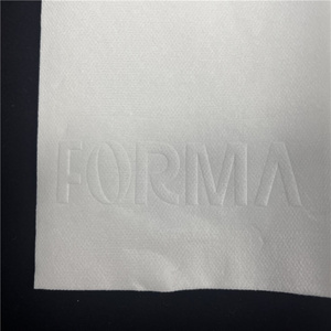 Prix de gros 1 pli Logo en relief blanc biodégradable comme un tissu non tissé Lingettes de nettoyage non pelucheuses Serviettes en papier sans poussière - Product Image 6