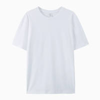Groothandel Custom Logo Effen T-Shirt 100% Katoen Unisex Oversized T-Shirt Kind Man Vrouw T-shirt