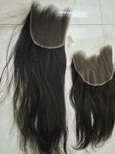 Recién llegado, pelucas de estilo Lagos, línea de cabello para cabello vietnamita, mujeres negras, cutícula alineada, máquina humana virgen, trama Doble - Product Image 4