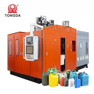 TONGDA high speed 5L jerry can making extrusion blow molding machine for HDPE bottle