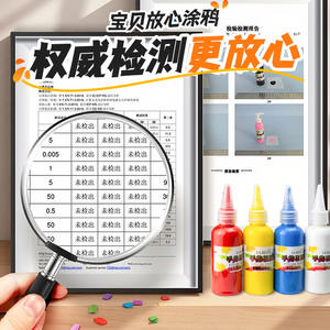 Lo Rini 24 colores Gouache pigmento lavable para lienzo para niños pintura de dedos bebé Graffiti 3ml capacidad para arte de jardín de infantes - Product Image 4