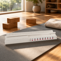 Supports de Mahjong Américains Haut de Gamme Faits à la Main en Bois avec Poussoirs Magnétiques, Ensemble de Supports de Tuiles, Support de Table Optionnel, Jeu de Table Moderne