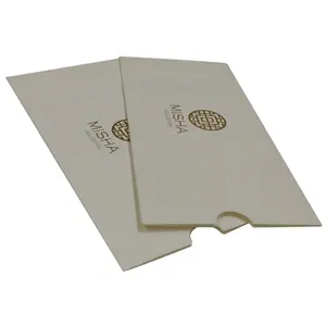 Gift Card Envelope Ivory Paper Custom Size Gift Hotel Member Credit Card Gift Card Sleeve Envelope Holder