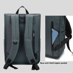 <span class=keywords><strong>Zaino</strong></span> in Denim Unisex, Borsa a <span class=keywords><strong>Tracolla</strong></span> di Alta Qualità, Semplice e Versatile, Alla Moda, Grande Capacità, per Laptop da 16 Pollici - Product Image 4