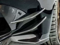 Lame décorative de pare-chocs avant personnalisée pour BMW M3 M4 G80 G82, style AC amélioré, kit carrosserie en fibre de carbone sèche 3K de haute qualité