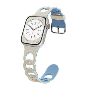 <span class=keywords><strong>2023</strong></span> nouveau bracelet en Silicone multicolore pour <span class=keywords><strong>Apple</strong></span> Iwatch creux beignet motif beignet bracelet de montre pour <span class=keywords><strong>Apple</strong></span> beignet bracelet en silicone - Product Image 1