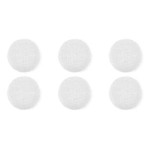 Excelsa Lot de 6 assiettes à pizza en plastique transparent de 33 cm pour servir les pizzas, lavables au lave-vaisselle - Product Image 3