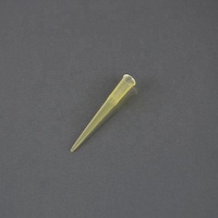 Micropipettes de laboratoire jetables jaunes à bon prix, embouts de micropipettes 200μl pour laboratoire