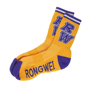 High Quality Sporty Basketball Team Towel <b>Socks</b> – Breathable Jacquard Design Quick Dry High Crew for Summer Sports - Product Image 1