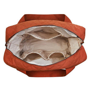 Funda para portátil con organizador acolchado, bolso de pañales, bolsa de pañales ecológica de nailon para exteriores, esenciales acolchados, para mujer, mamá, bebé - Product Image 1
