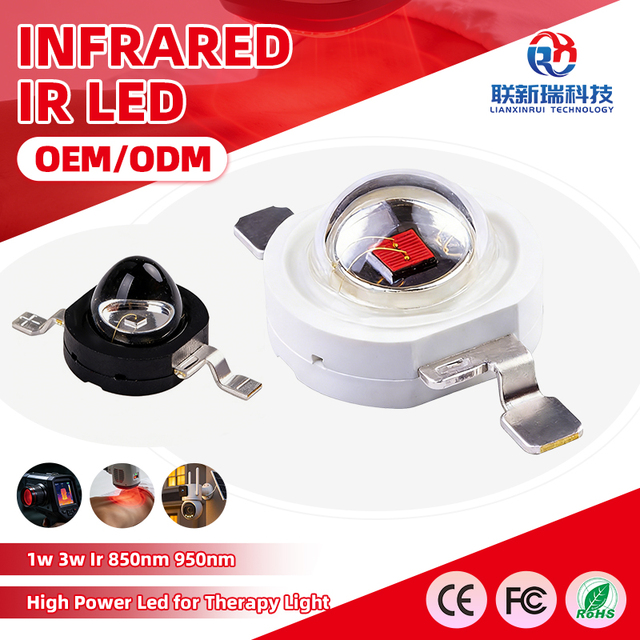 700mA 1w 3w Ir 850nm 660nm  High Power Led for Therapy Light