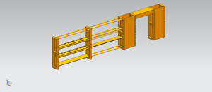 نظام تخزين متعدد المستويات ثلاثي الطبقات، تخزين ضخم، رف تخزين للدمبل والكيتل بيل - Product Image 2