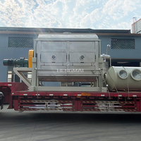 Séchoir à tambour double industriel automatique électrique à grattoir avec moteur et moteur électrique haute performance pour la transformation alimentaire