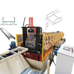 Máquina formadora de rollos de marco de Metal para paneles de yeso con perfil C U ajustable de varios tamaños populares de EE. UU. - Product Image 1