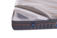 Matelas orthopédique durable à ressorts ensachés haute élasticité, absorption silencieuse des chocs, double face, souple et ferme