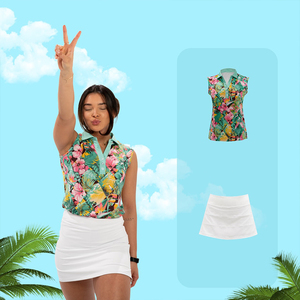 Polos de Golf Premium de Punto Transpirable para Mujer, de Alta Calidad, con Logotipo Personalizado Bordado, de Secado Rápido - Product Image 3