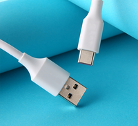 Accessoires de téléphone de haute qualité charge rapide 1.2m TPE matériel ligne de données type-c câble de chargeur de données USB pour téléphone portable