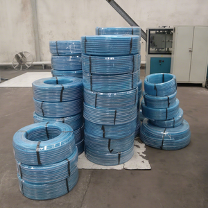 <b>Flexible</b> PVC Nylon Water <b>Hose</b> Blue <b>Garden</b> Irrigation <b>Hose</b> for Outdoor Use - Product Image 1