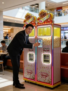 เครื่องทำป๊อปคอร์นอัตโนมัติสำหรับขายส่งจากโรงงาน ระบบชำระเงินแบบเต็มจำนวน ใช้เหรียญ สำหรับห้างสรรพสินค้า - Product Image 4
