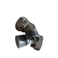 Connecteur hydraulique droit en acier au carbone haute résistance et acier inoxydable, raccord de tuyauterie haute pression