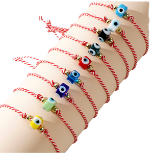 Go2boho Tradition Spring is Coming Series Verre cylindrique Evil Eye 2024 Bracelets de marche grecs à la mode Martakia pour femme - Product Image 1