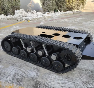 <strong>Rubber</strong> <strong>Track</strong> Chassis/undercarriage <strong>Robot</strong> with 100-200kg Carry Capacity - Product Image 4