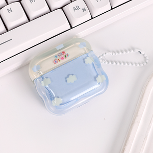 Estuche Personalizado para Auriculares, Funda Protectora Transparente con Llavero para <span class=keywords><strong>AirPods</strong></span> Pro 1 2 3, Regalo Personalizable para Ella y Él - Product Image 6