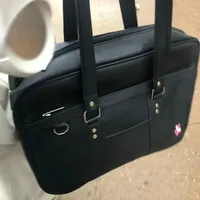 Nouveau Sac à Bandoulière Grande Capacité en PU pour Étudiantes, Style Uniforme Japonais JK, Fermeture Éclair, Naturel, 2026