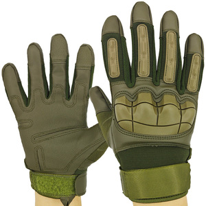 Gants tactiques de moto pour hommes - Noir, polyester léger, coupe-vent, respirant, pour la chasse, le cyclisme, la gym, les sports de plein air, l'<span class=keywords><strong>airsoft</strong></span> - Product Image 1