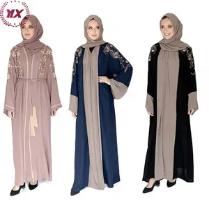 Muslima hclothing lieferant Abaya Islamische Kleidung Dubai Abayahijab Kaftan Muslim Women Dress Arab Black Abaya Jakarta Muslim Dress