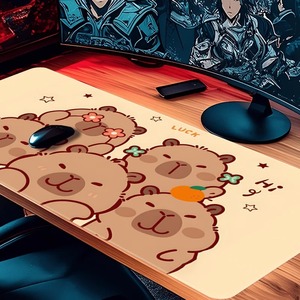 Lucky Capybara Cute Lovely Cool PC Gaming Mouse Pads Gamer Mats Teclado Pad Mat <strong>Laptop</strong> Office Carpet 900X400 - Product Image 4