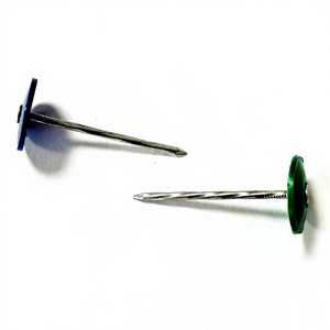 Clous à Capuchon Rond <span class=keywords><strong>en</strong></span> Plastique de 2000 Pouces Clous de Toiture <span class=keywords><strong>en</strong></span> Papier Galvanisé pour la Fixation de l'Enveloppe de Maison, 1.5 Pièces - Product Image 6