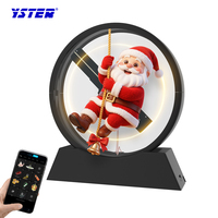 Ventilateur holographique 3D portable de 15 cm avec contrôle par application mobile, haute résolution, type bureau, nouveau modèle