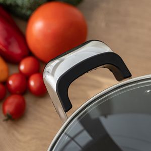 Conjunto de Panelas Antiaderentes de Alumínio 16 Peças com Panela, Caçarola, Frigideira, Tampas de Vidro e Utensílios de Silicone para Cozinha Doméstica - Atacado - Product Image 3