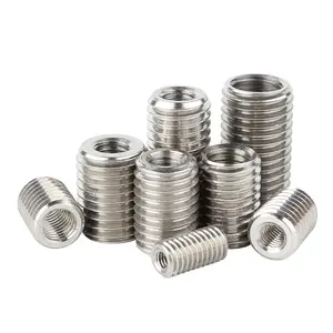 M2 M2.5 M3 M4 M5 M6~M12 304 Stainless Steel Inside Outside Thread Adapter Screw Sheath Insert Sleeve Conversion Nuts