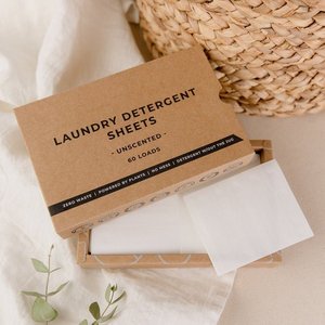 Feuilles de détergent à lessive <span class=keywords><strong>anti</strong></span>-acariens parfumées à la rose avec logo personnalisé OEM avec bandes de détergent à lessive enzymatique - Product Image 1