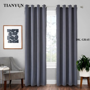 Cortinas Modernas de Poliéster 100% con Alto Nivel de Oscurecimiento, 2 Piezas, Estilo Tradicional Etíope y <span class=keywords><strong>Chino</strong></span> para Ventanas de Habitaciones de Lujo - Product Image 3