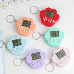 Mignon et créatif, mini console de <span class=keywords><strong>jeu</strong></span> en forme de griffe de chat, porte-clés, jouet électronique portable pour enfants, cadeau pour filles, collection - Product Image 4
