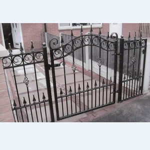 Automático <span class=keywords><strong>de</strong></span> hierro puerta jardín casa decorativa puertas puerta - Product Image 4