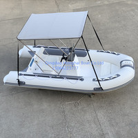 NOUVEAU Offre Spéciale certificat CE RIB390 RIGIDE bateau gonflable de coque de fibre de verre