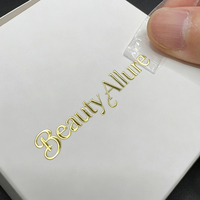 Autocollants de transfert métalliques durables et écologiques avec logo 3D personnalisé, dorure à chaud, adhésifs UV, imperméables, pour promotion en supermarché et épicerie