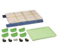 Cage de reproduction pliable en métal et plastique, forme rectangulaire, pour 4 paires de pigeons et d'oiseaux, modèle Crown 2002
