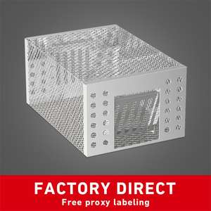 Piège <span class=keywords><strong>à</strong></span> souris en métal, cage étanche, écologique, réutilisable pour la maison et le jardin, contrôle des nuisibles, attrape-rongeurs, piège <span class=keywords><strong>à</strong></span> rats et hamsters sans cruauté - Product Image 5