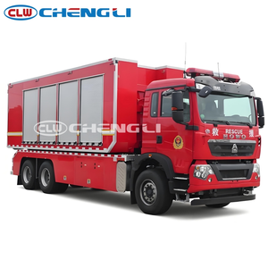 Camions <span class=keywords><strong>de</strong></span> Commandement Anti-incendie HOWO <span class=keywords><strong>de</strong></span> Grade Militaire Personnalisés 21 Tonnes, Tri-essieux, Boîte Manuelle 10 Vitesses, 8x4, <span class=keywords><strong>à</strong></span> Vendre - Product Image 2