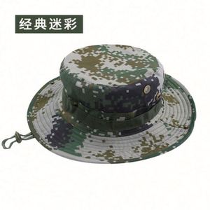 หมวกกันแดดลายพรางแบบซาฟารีสำหรับฤดูร้อน ขายส่งหมวกบักเก็ต - Product Image 2